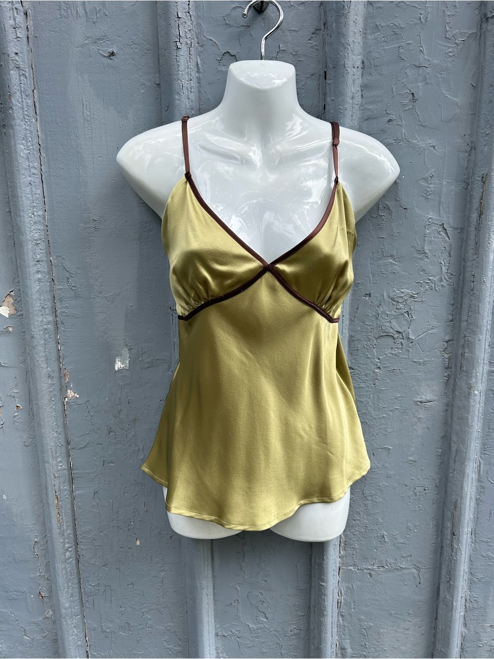 Maison Essentiale (By Reiss) 90’s It Girl Green Silk Cami, M - Picture 5 of 9